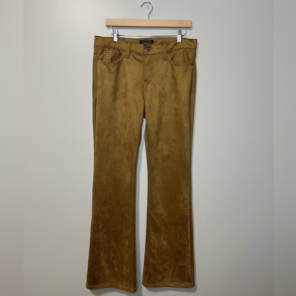Banana Republic Vegan Suede Low Rise Bootcut Pant - Picture 4 of 14